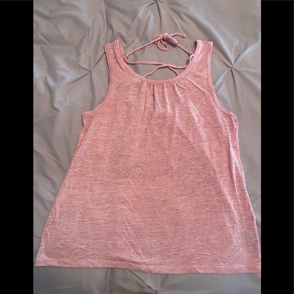 GAP criss cross tie back tank